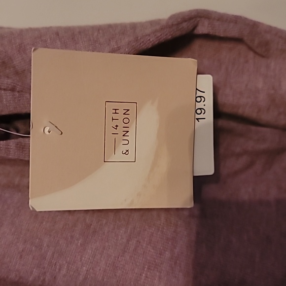 14th and Union Sweater Sz XL Lavender - Picture 3 of 4